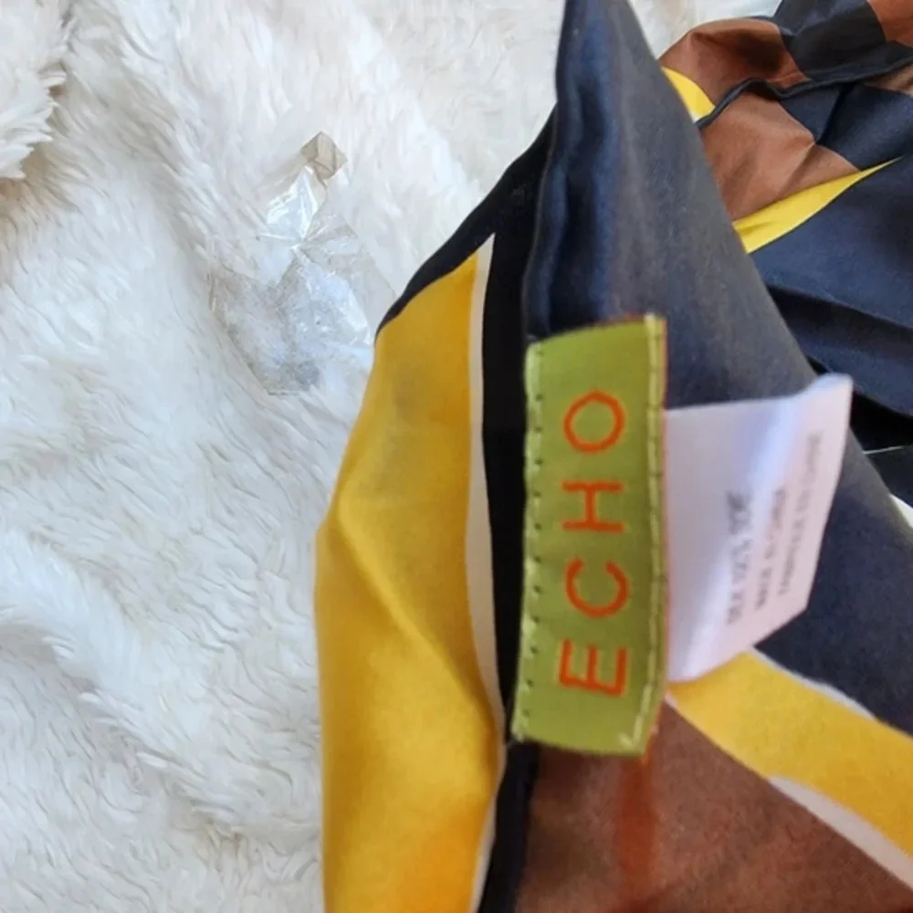 Echo‎ 70s  Vintage Autumn Color Scarf